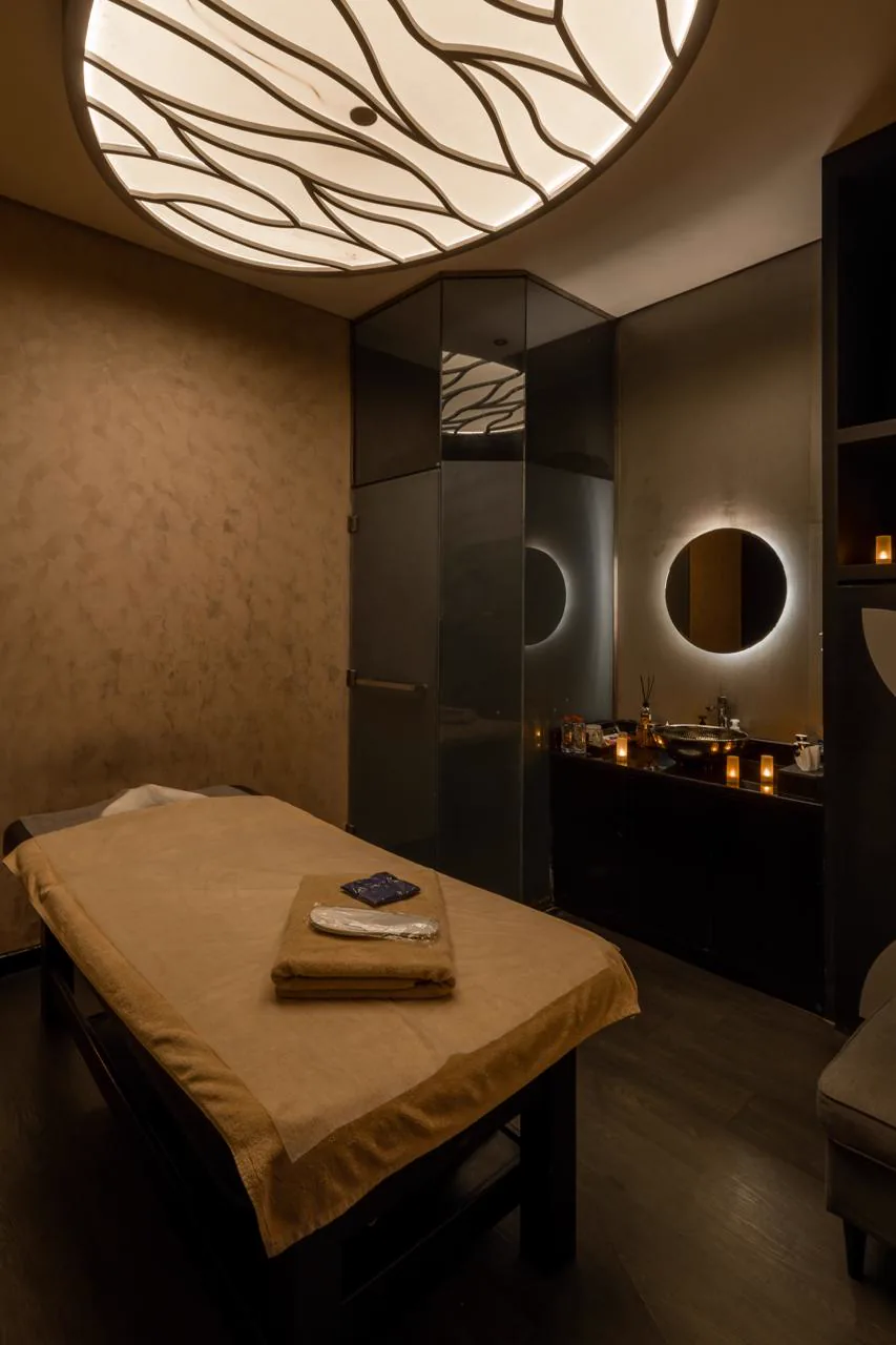 Treatment room interior